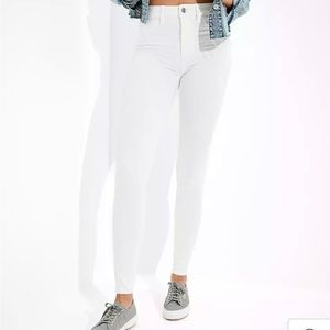 NWT American Eagle Next Level Stretch Curvy Super Hi-Rise Jegging 12 Short White